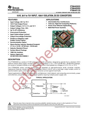 PTMA401120A1AD datasheet  